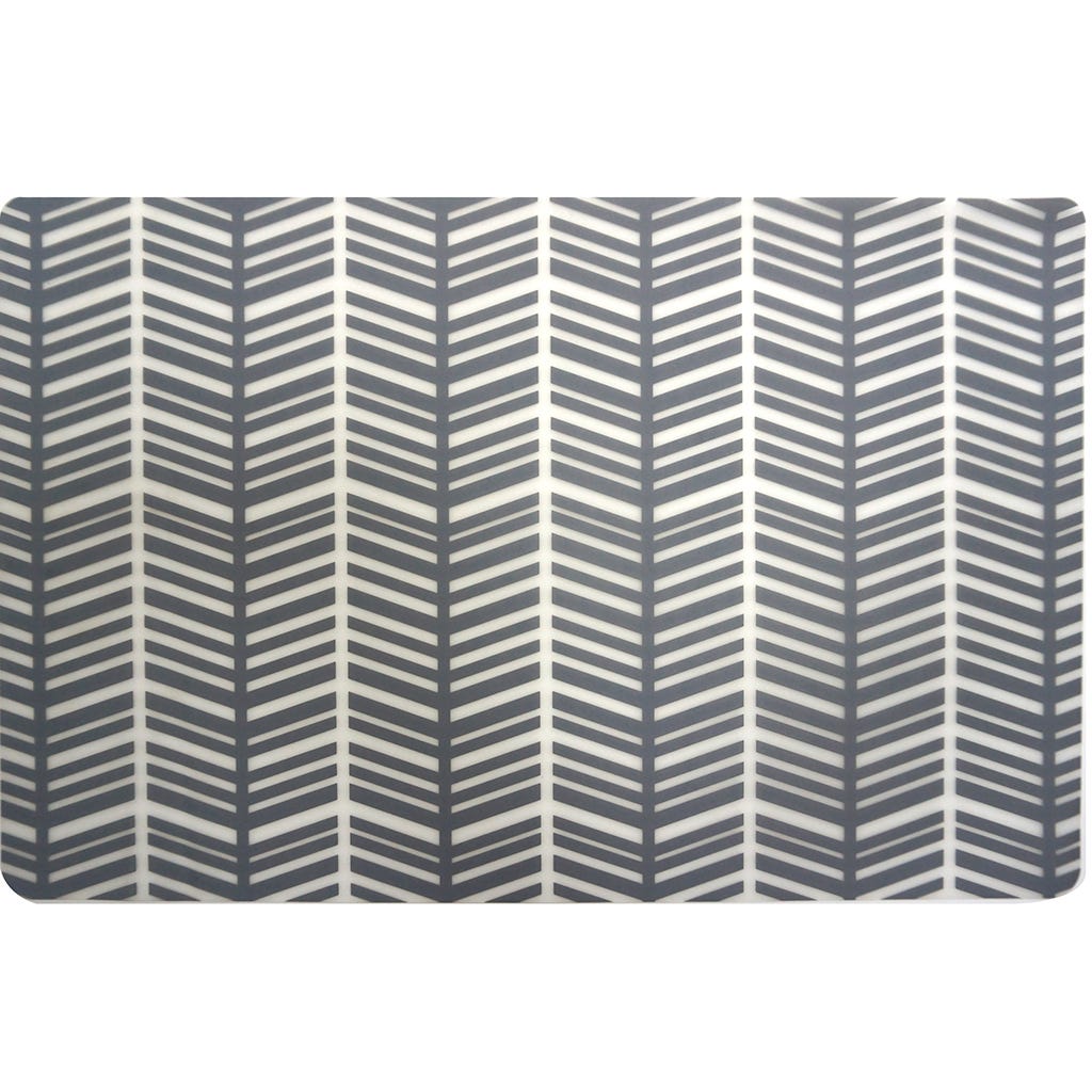 INDIVIDUAL ESTAMPADO GRIS 28.5X43.5CM