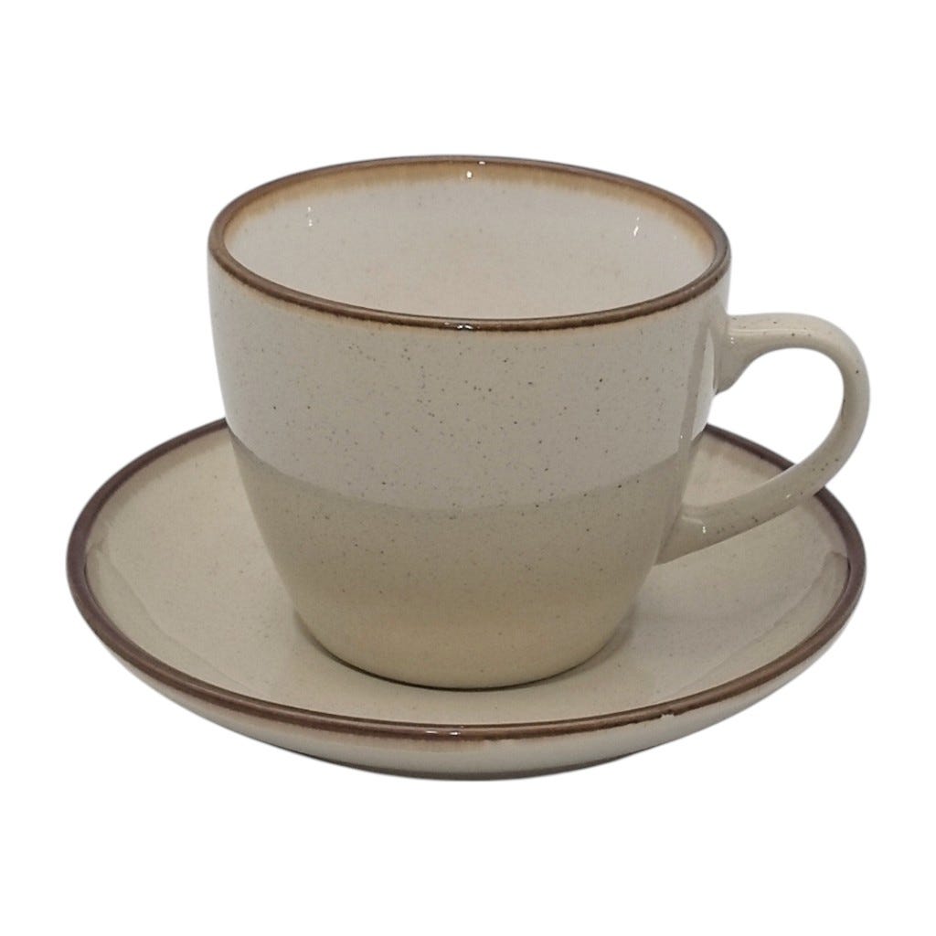 Set De Platos Con Tazas 3oz 4 Piezas