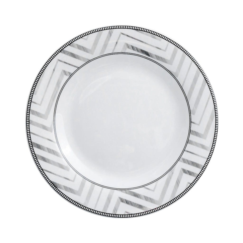 Plato Estampado Para Postre 19cm
