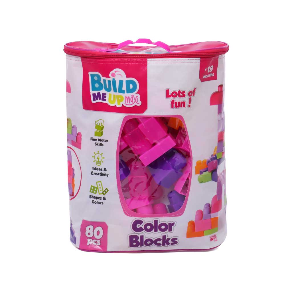 Juego Bloques Maxi De 80 Piezas En Bolsa