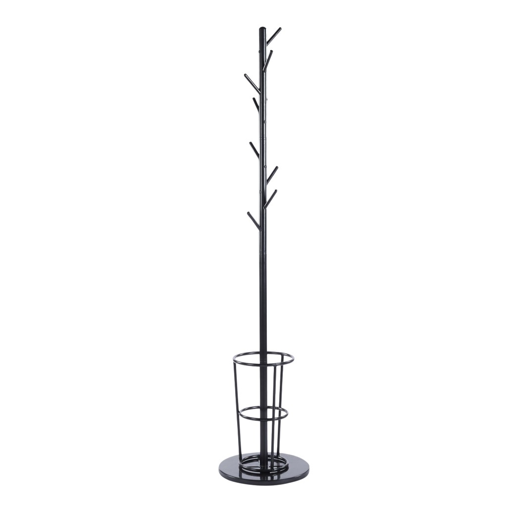 Perchero De Metal Negro 37X37X172Cm