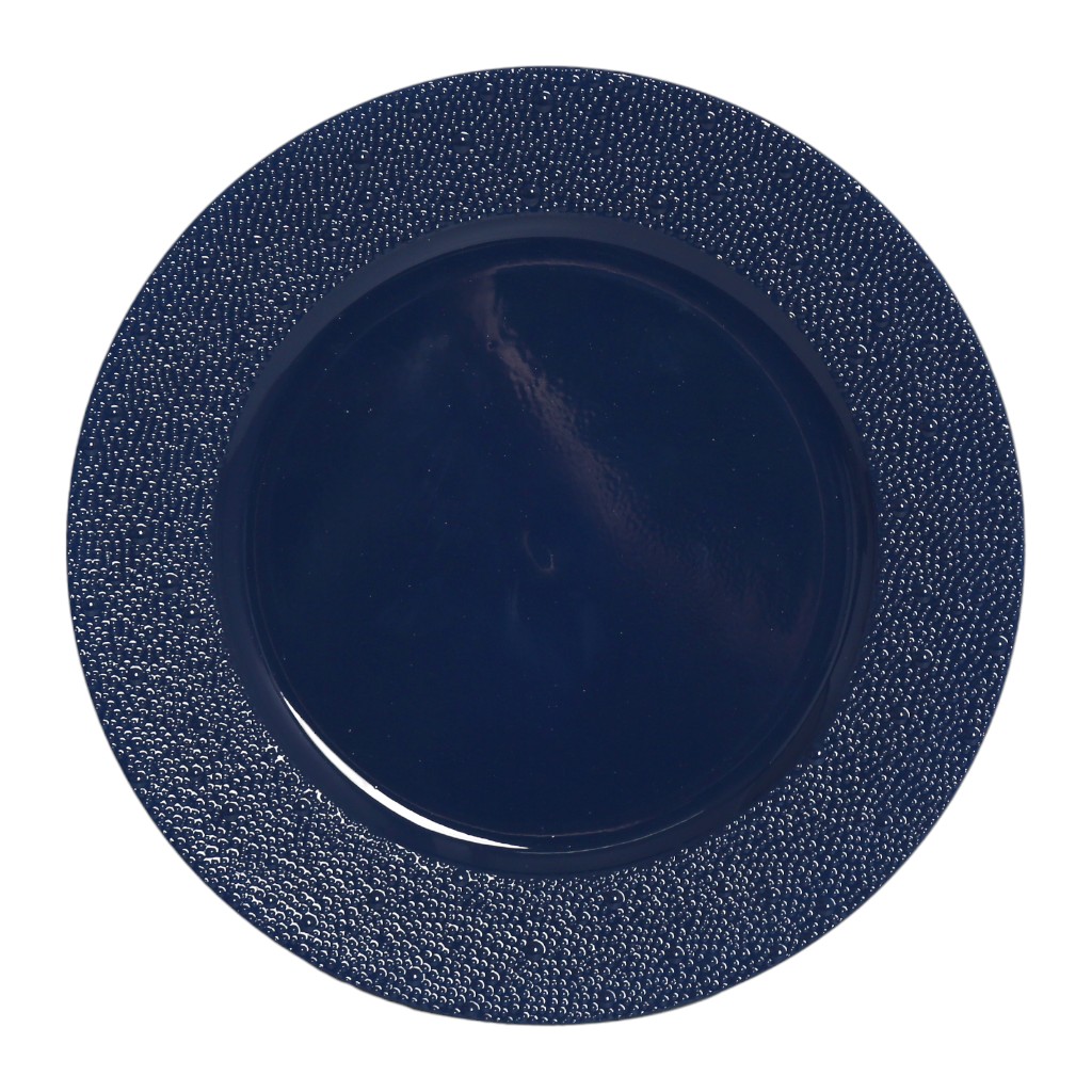 Plato De Servir De Color Azul 33Cm