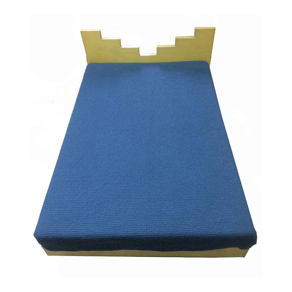 CUBRE CAMA AZUL 240X260CM