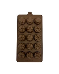 Molde De Silicona Marrón Para Hornear 20x11x2cm