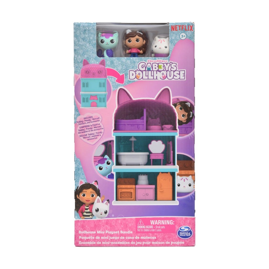 Paquete De Mini Juego De Casa De Muñecas Gabby`S Dollhouse