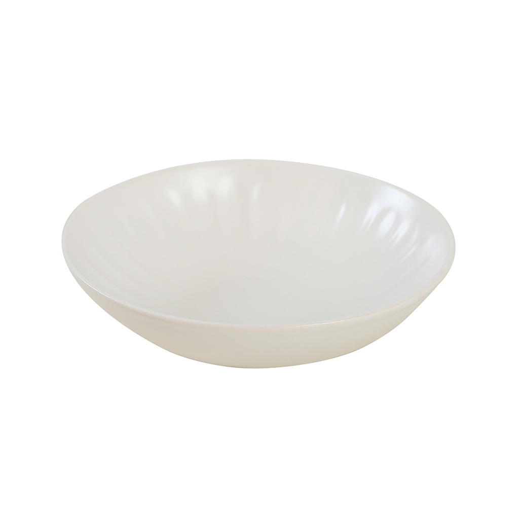 Plato De Cerámica Blanca Para Sopa 21cm