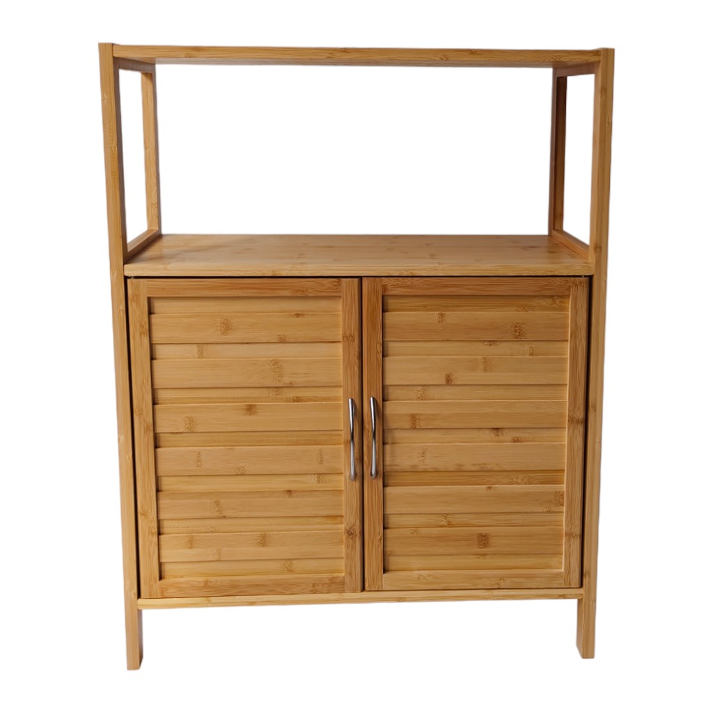 Armario De Baño Natural 63.5X27X81.5Cm