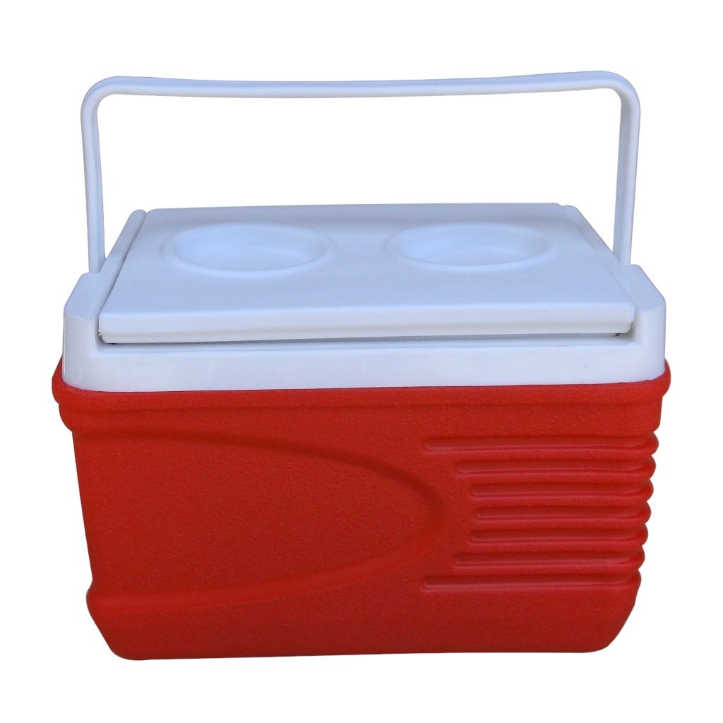 Hielera Rojo De 6l