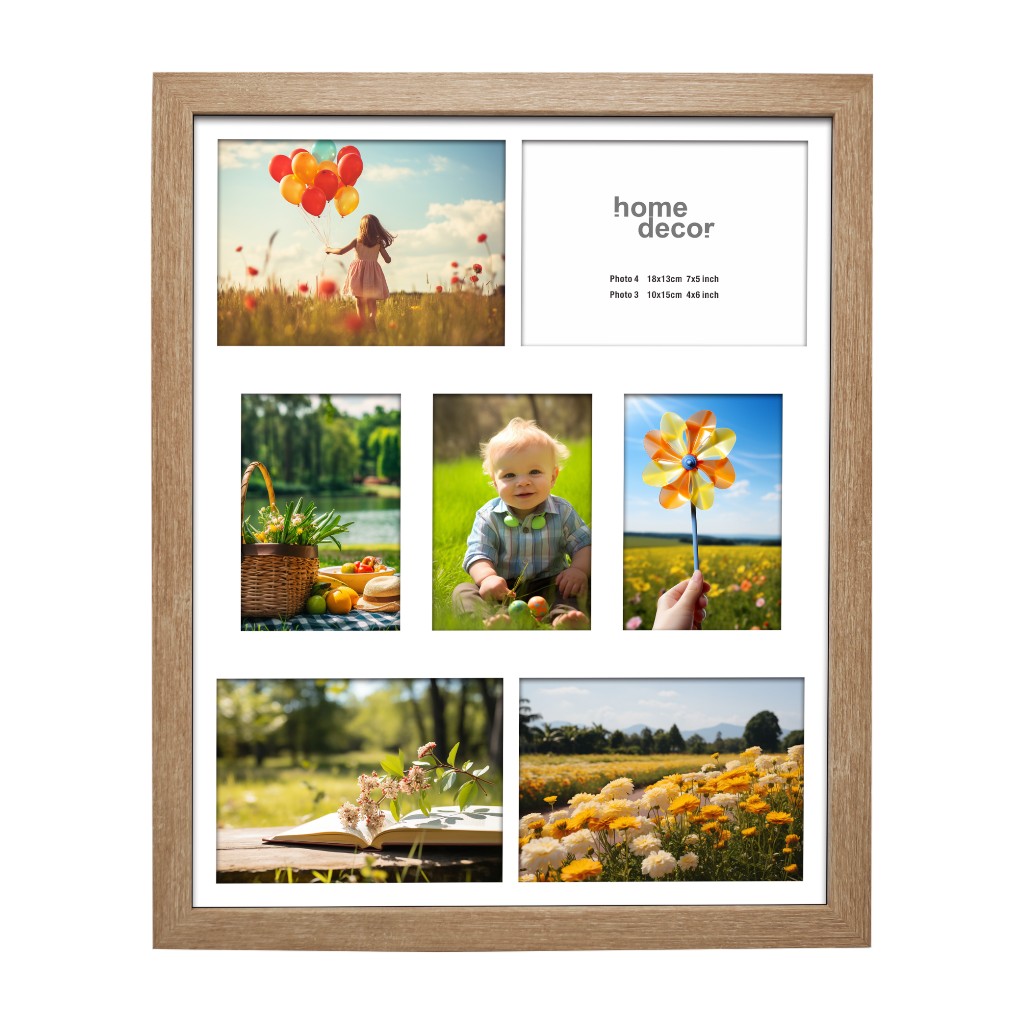 Portarretrato Collage Natural 44x54x1.5cm
