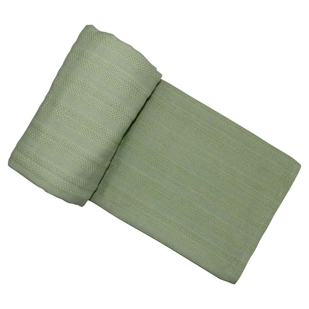 Cubrecama Verde De Algodón 220x240cm