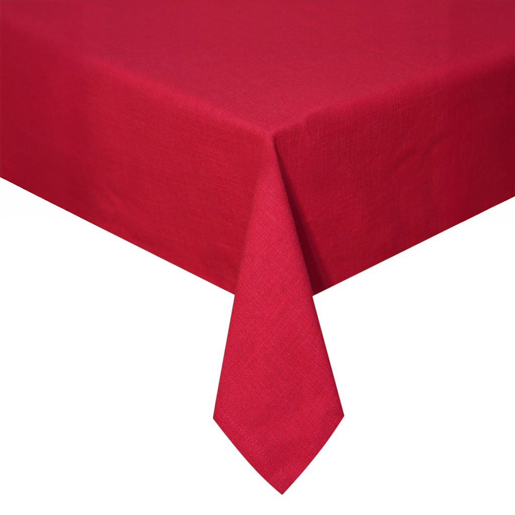 Mantel Alucio Rojo 140X230Cm