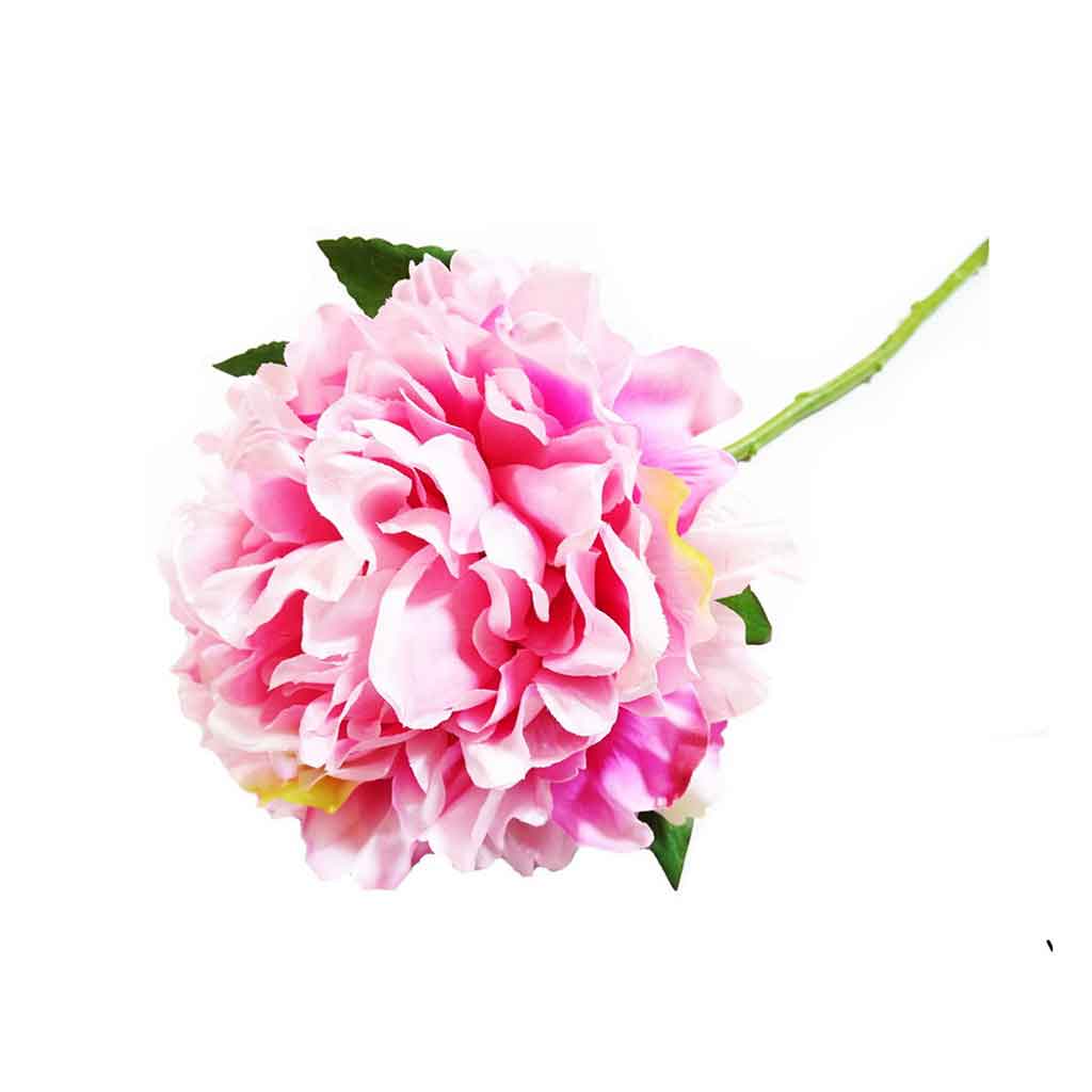 Flor De Peonía Artificial Rosada