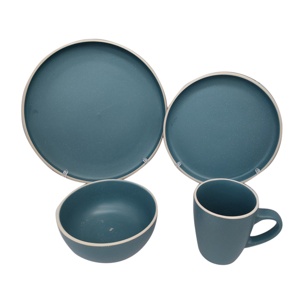 Set De Vajilla 16Pzs Turquesa