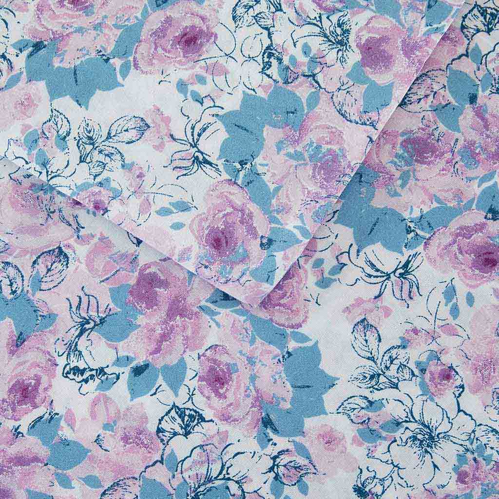 Juego De Sabanas Estampado Floral Full