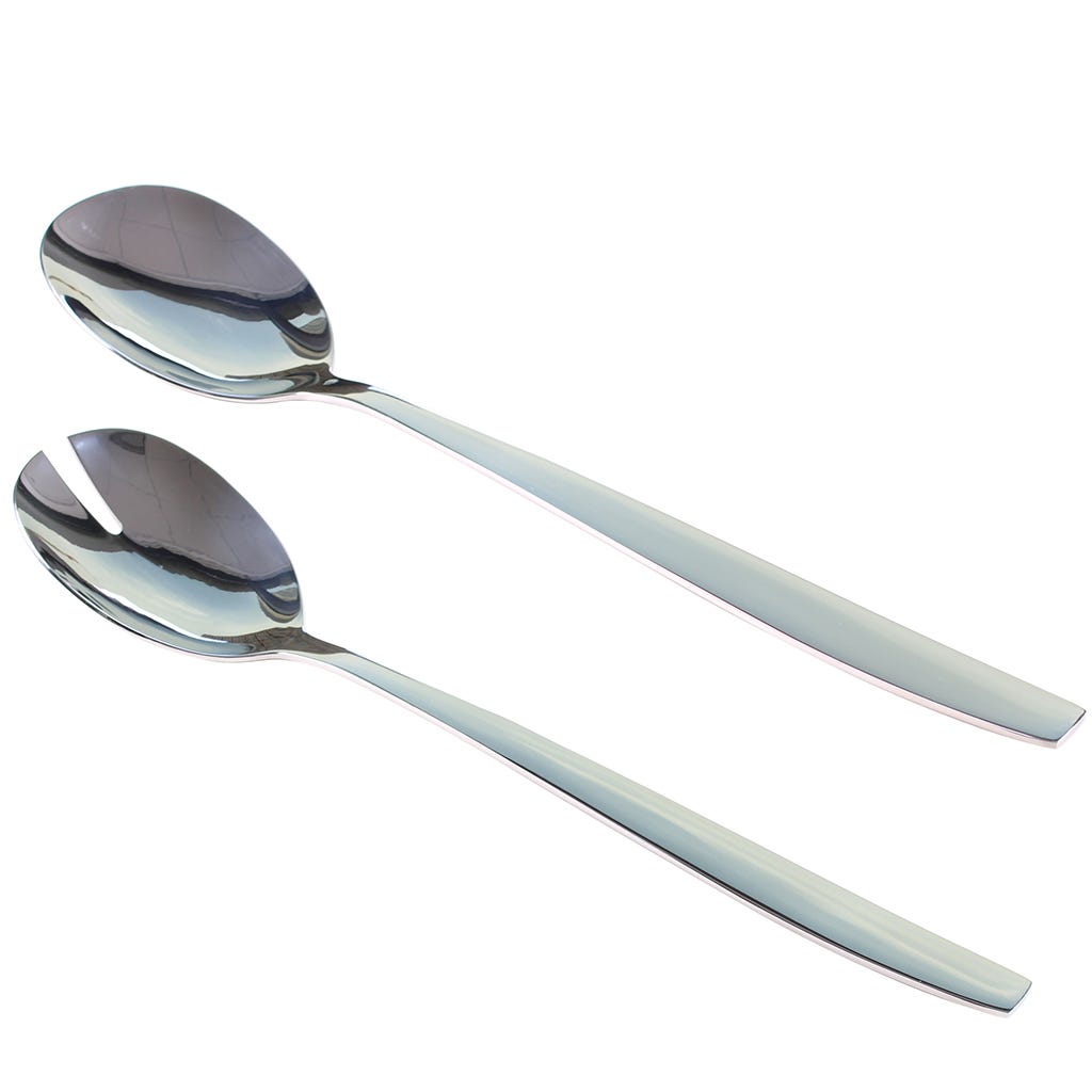 Utensilios De Ensalada 2 Piezas De Acero