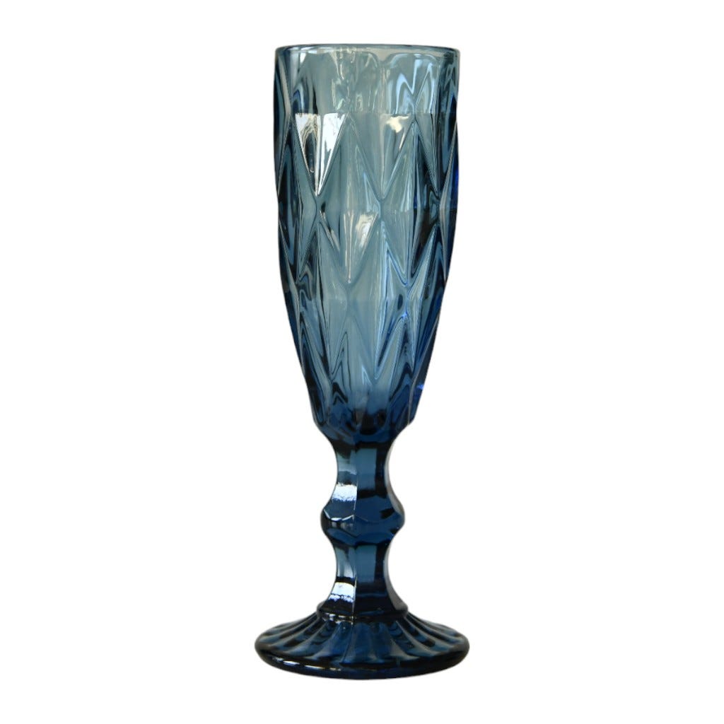 Copa De Champán Azul 200ml