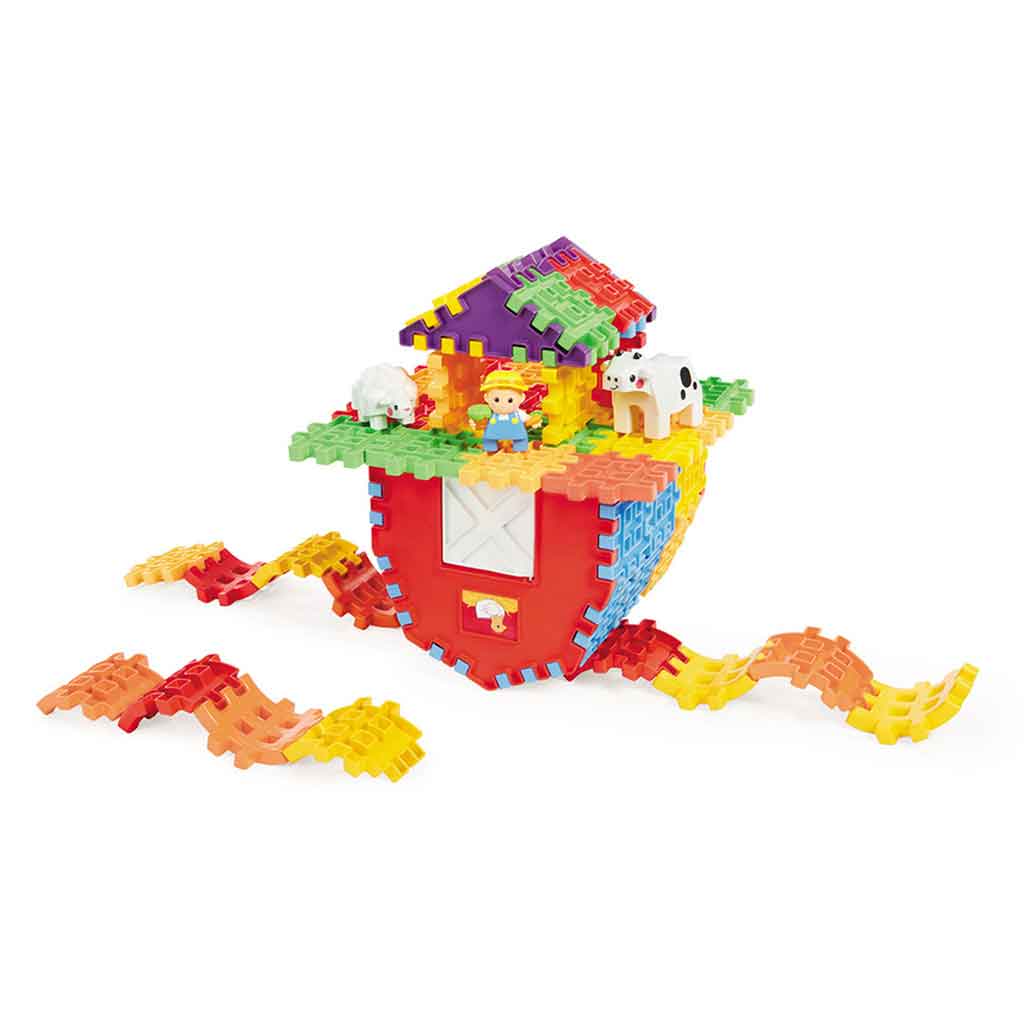 Juguete De Bloques Wafle Granjafarm Little Tikes