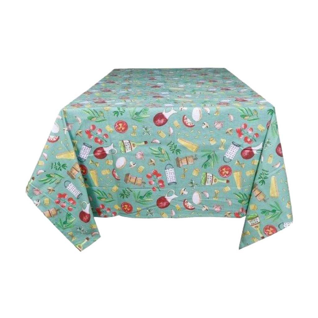 Mantel cuadrado con estampado de cocina 140x140