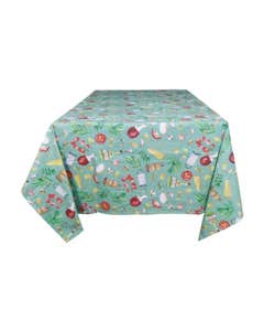 Mantel cuadrado con estampado de cocina 140x140