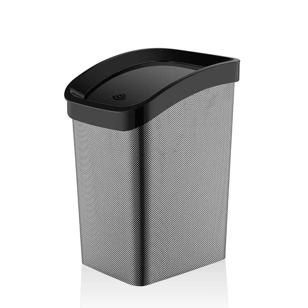 Papelera Gris De Acero 3.3l