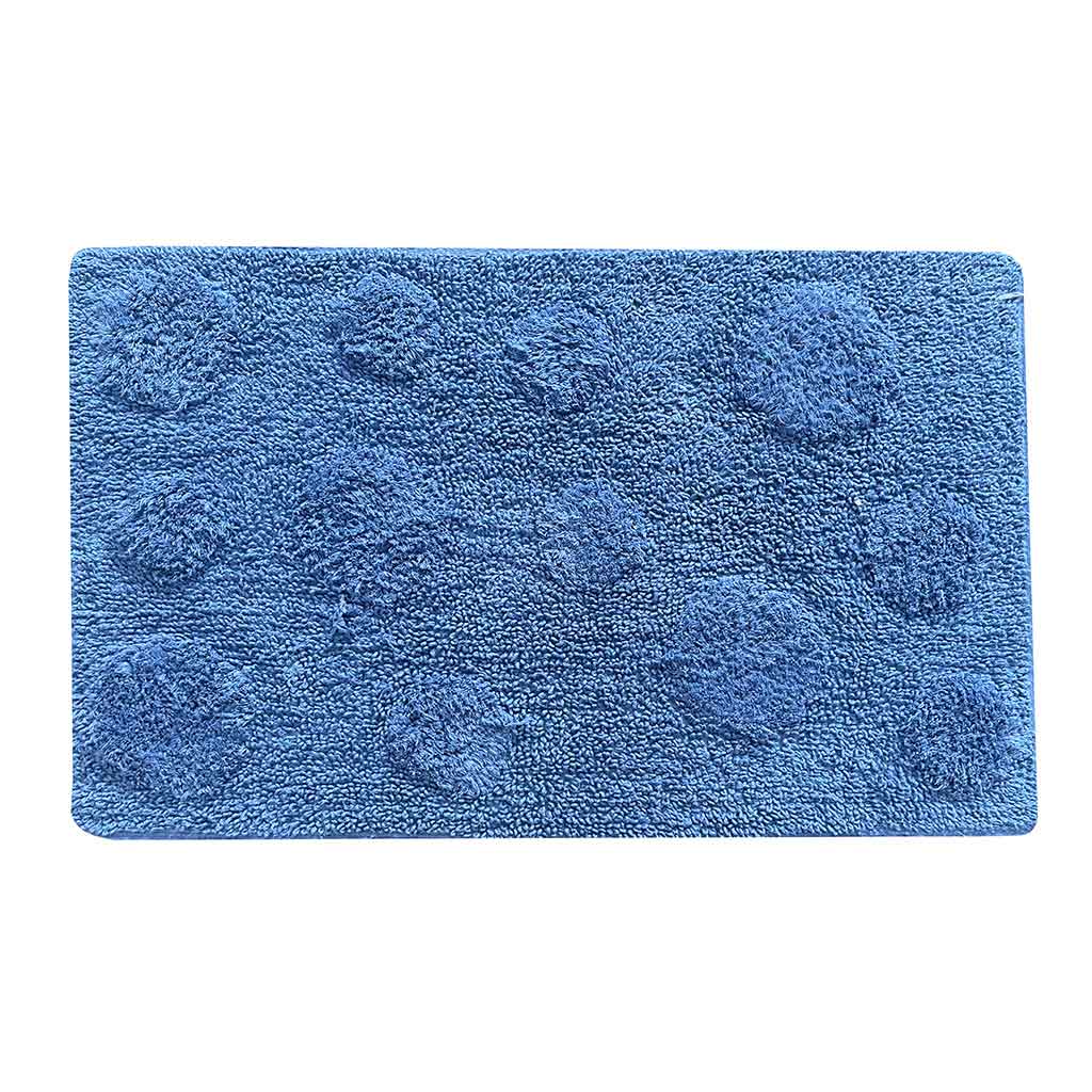 Alfombra De Baño Azul 50X80Cm