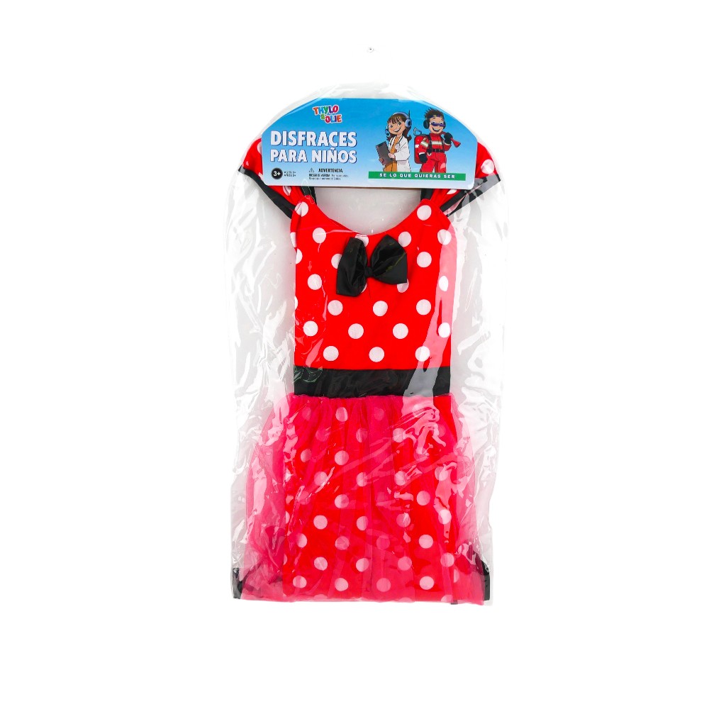 Disfraz Rojo Con Puntos
