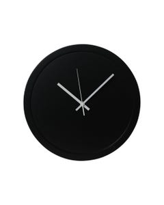 Reloj Negro De Pared 33X4Cm
