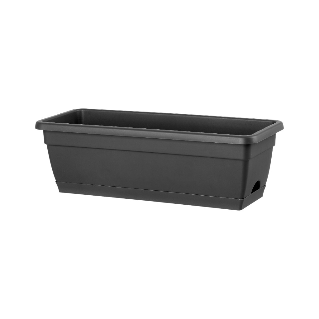 Maceta Negro 50X19X15Cm