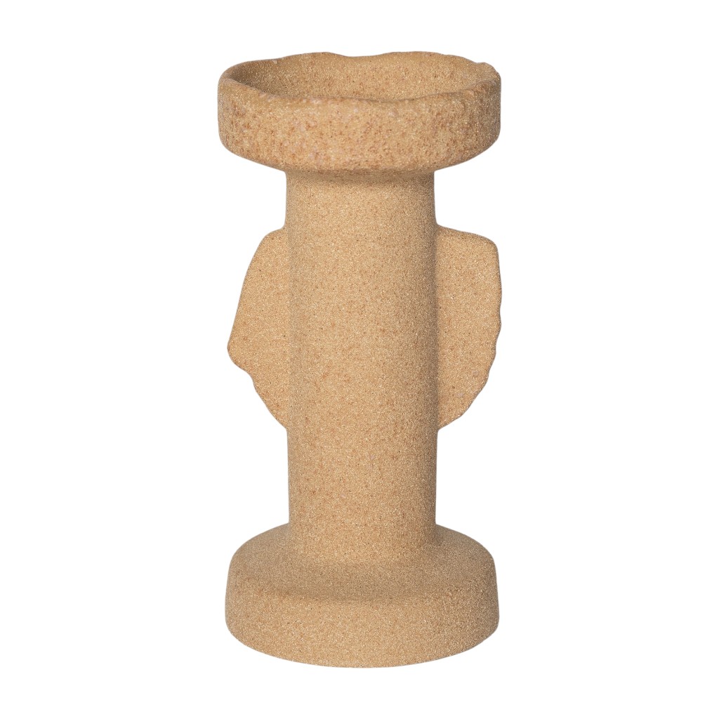 Candelabro Beige 12.5x25.5cm