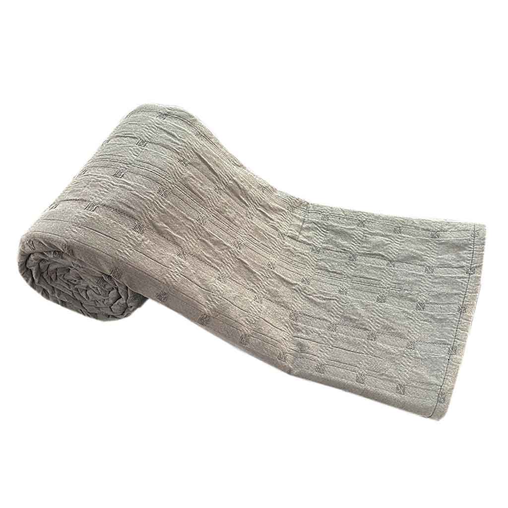 Cubierta De Cama De Algodón Gris Oscuro 240x260cm