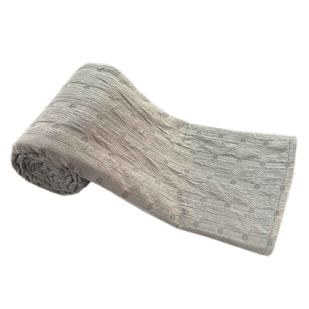 Cubierta De Cama De Algodón Gris Oscuro 220x240cm