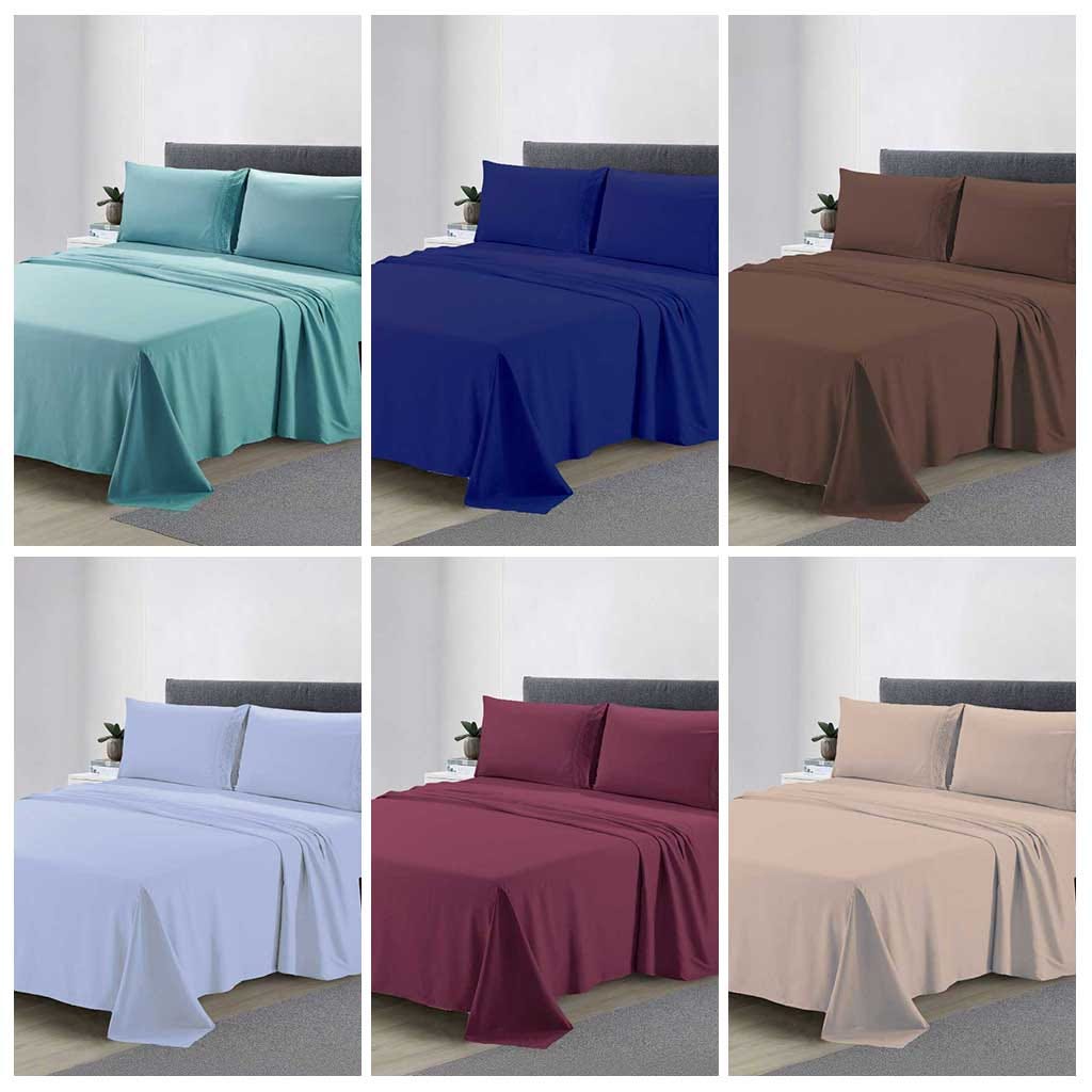 Sábanas Queen 229x259cm Colores Surtidos