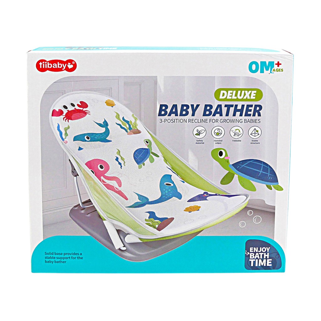 Asiento Verde De Bañera Para Bebé