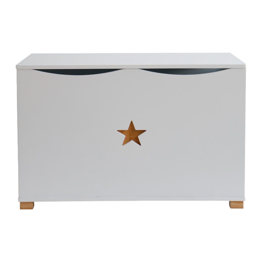 Baúl Con Diseño De Estrella 70X40X45Cm