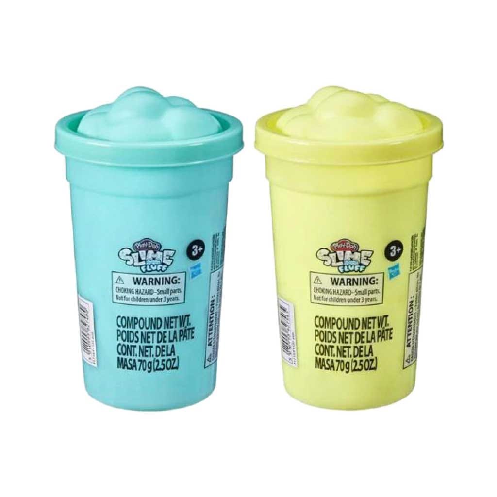 Play-Doh Mega Lata Slime Fluff Surtidos