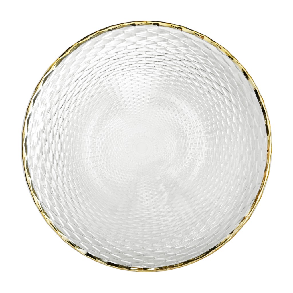 Plato De Fondo Transparente 33cm