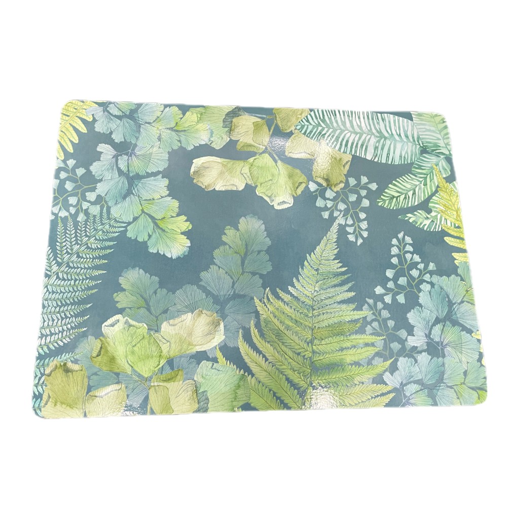 Individual Estampado De Hojas Tropicales Verde 30X40Cm
