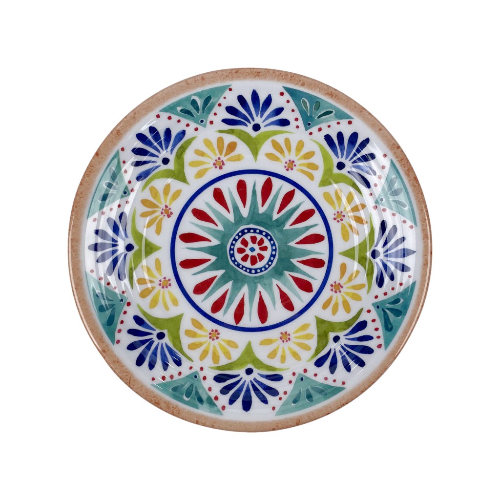 Plato De Ensalada Con Estilo Bohemio 21Cm