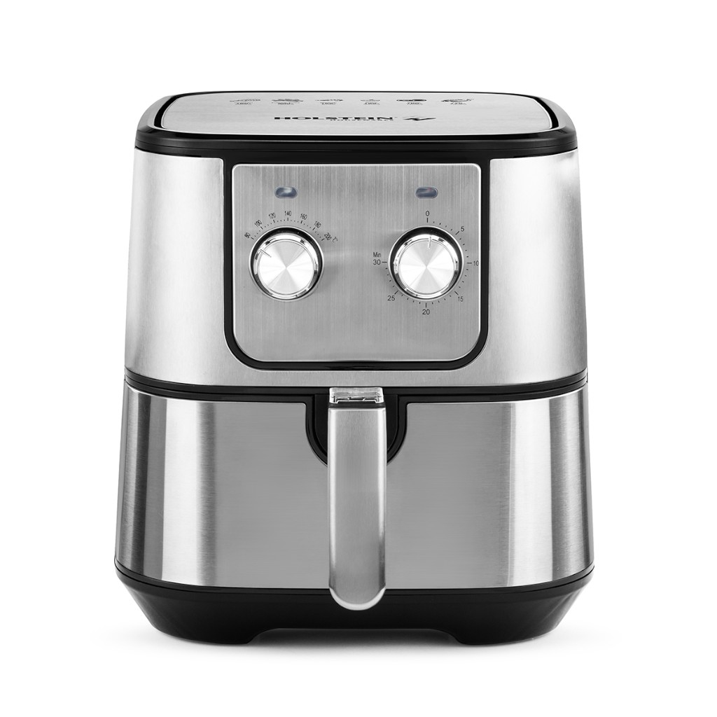Freidora De Aire Digital 5.5L 1700W Plateada Holstein