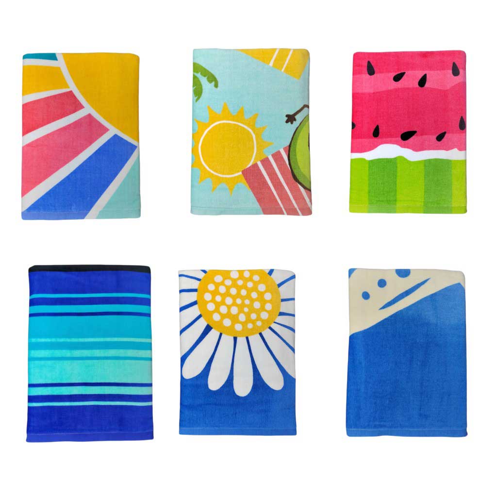 Toalla De Playa Surtido 80X150Cm