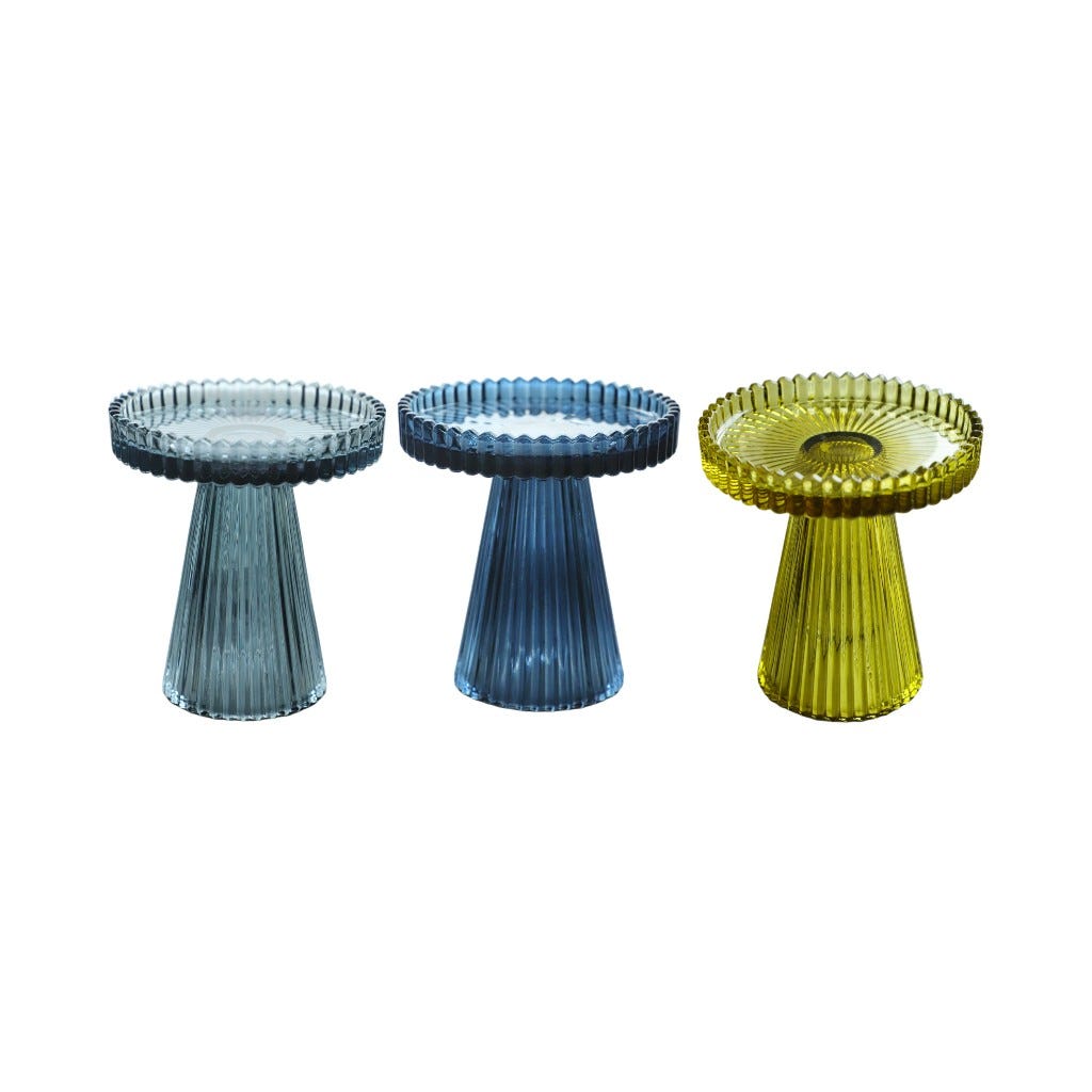 Candelabro Colores Surtidos 7x7x10cm