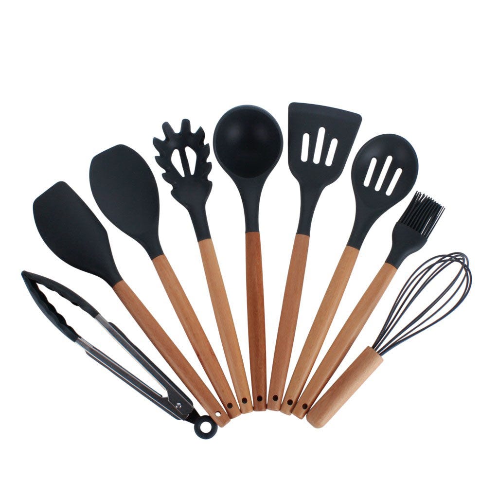Juego 10Pzs De Utensilios De Cocina
