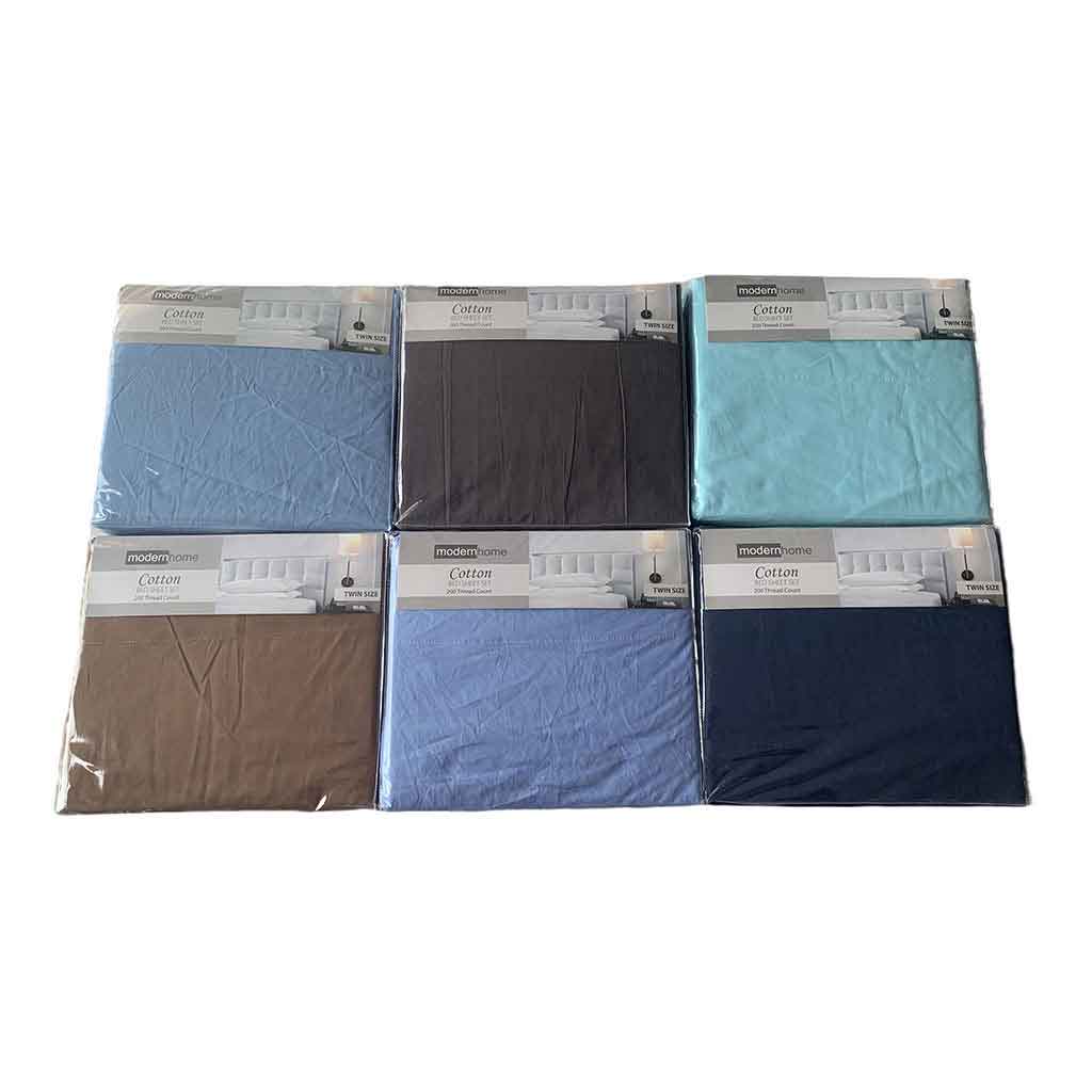 Juego De Sabanas De Algodón Twin Surtidos