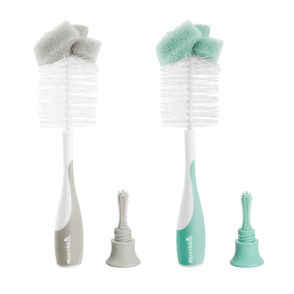 Cepillo Para Biberón Con Esponja Azul