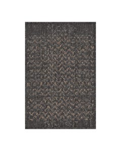 Alfombra Tejida Con Patrón Geométrico 40X60Cm
