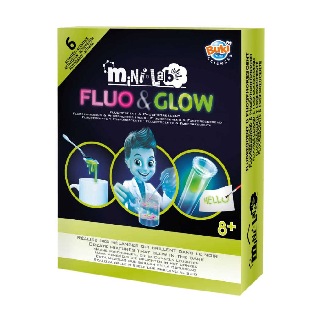 Buki Science Mini Lab Fluo & Glow 6exp