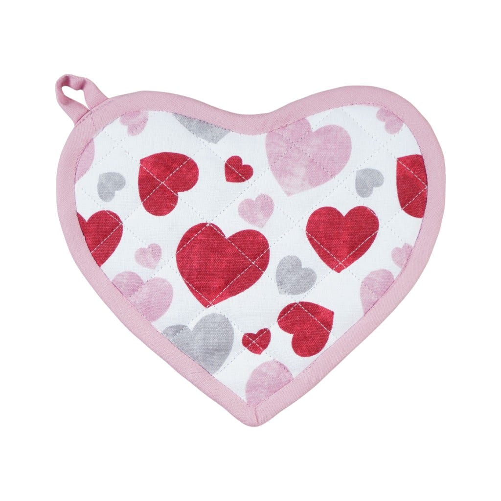 Agarra Olla Albin Corazónes 20x20cm