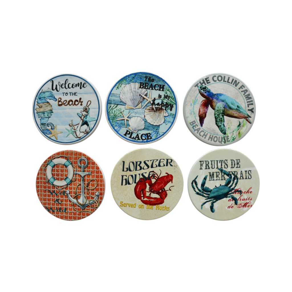 Juego De Posavasos Redondos 4Pzs 10Cm