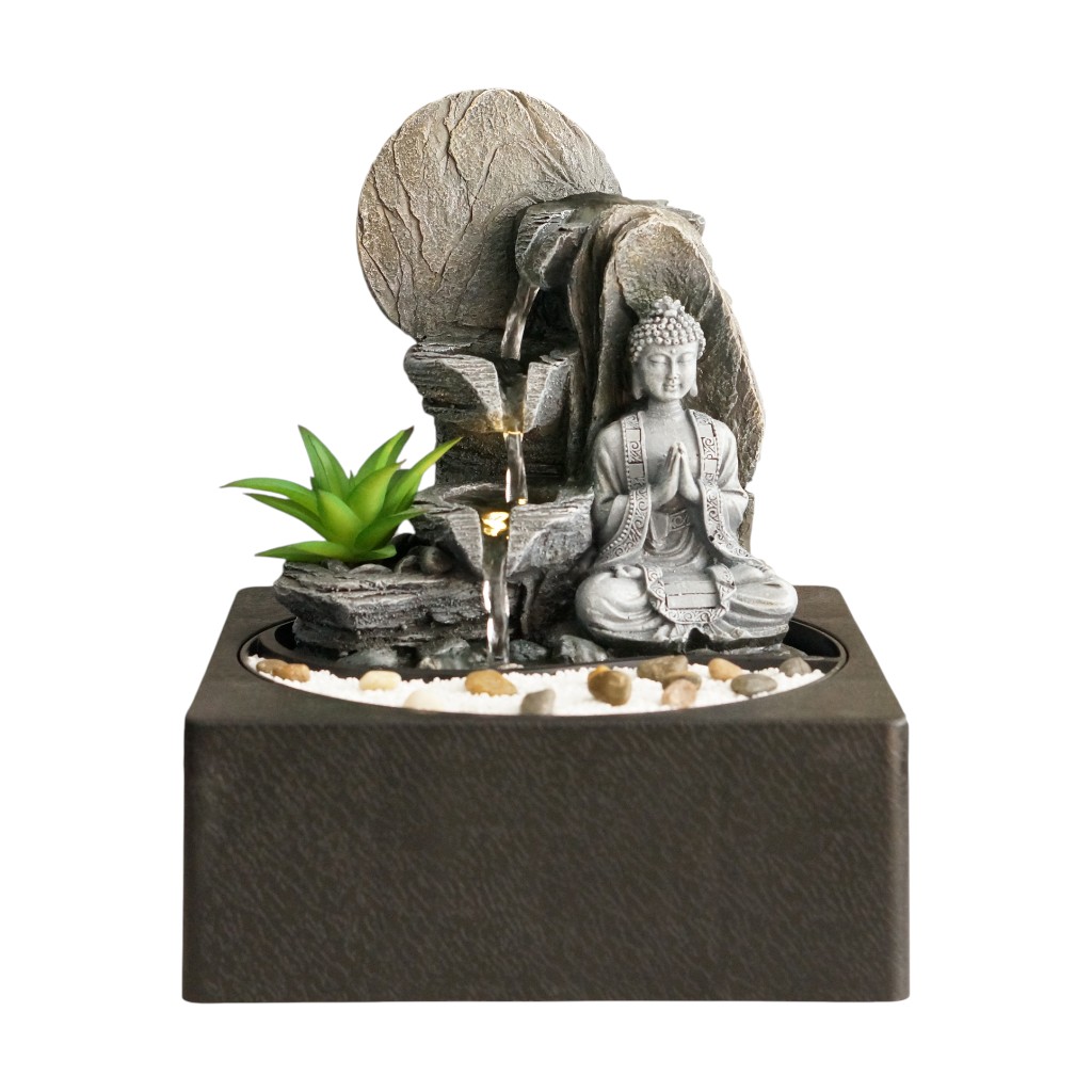 Fuente Decorativa De Buda23X27Cm