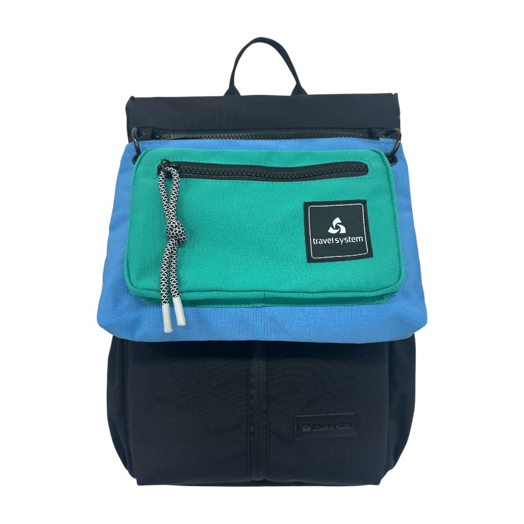 Mochila Negra Para Viaje Con Bolso Removible 17"